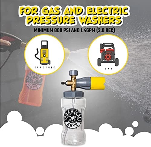 Big Mouth Max Foam Cannon for Pressure Washers, 34 oz Bottle