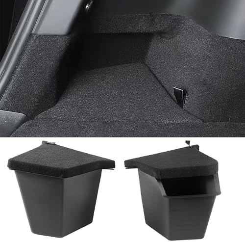 Rear Trunk Storage Bins with Lids for Tesla Model Y Juniper 2025–2026