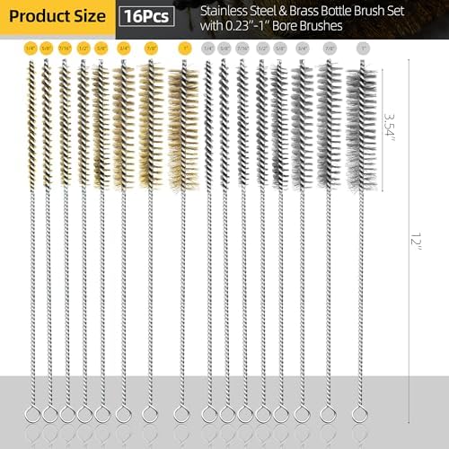 Wire Brushes for Cleaning,Parts Cleaning Brush,Pipe Cleaner Brush