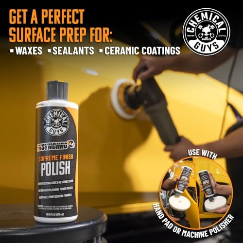 InSynchro V45 Medium Cut Car Polish for Paint Defects, 16 oz