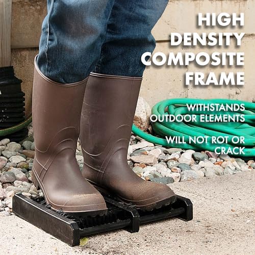 Boot Scraper - Outdoor Shoe Scrubber Cleaner Brush