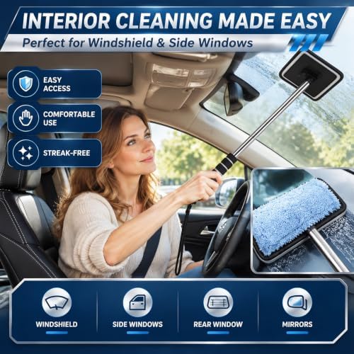 2026New Dual Magnetic Windshield Cleaner for Car