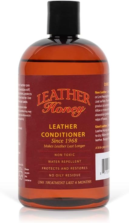 Leather Honey Leather Conditioner – Non-Toxic & Made in the USA Since 1968