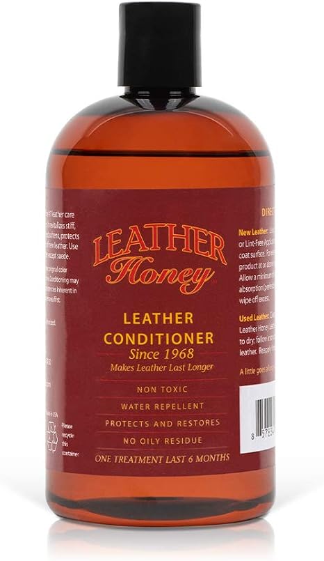 Leather Honey Leather Conditioner – Non-Toxic & Made in the USA Since 1968