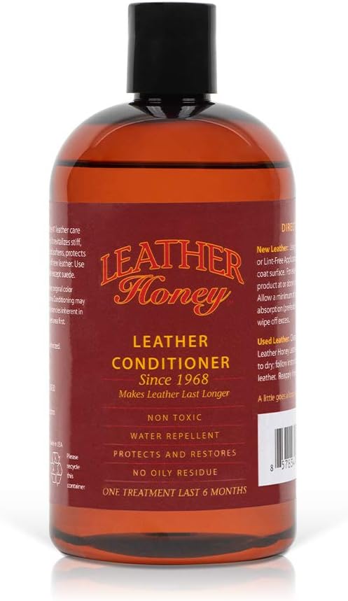 Leather Honey Leather Conditioner – Non-Toxic & Made in the USA Since 1968