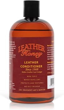 Leather Honey Leather Conditioner – Non-Toxic & Made in the USA Since 1968