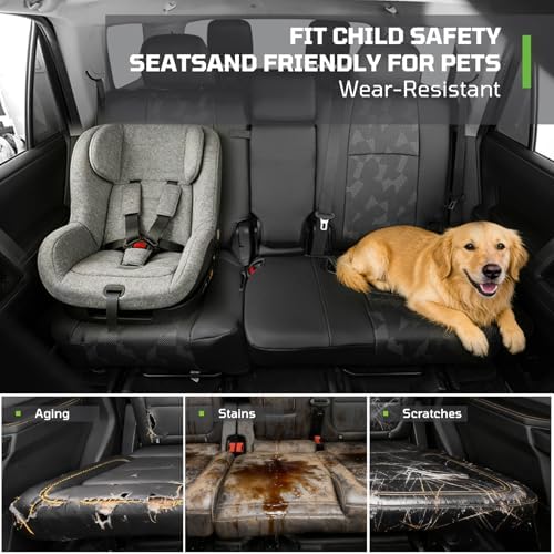 Seat Covers Full Set Fit for 2011-2024 5th Gen Toyota 4Runner, 7 Seats