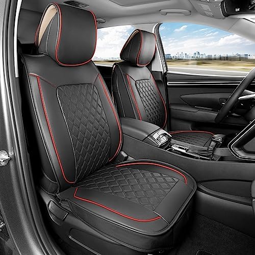 TrimLine Crimson Napa Leather Seat Covers for Cars & SUVs