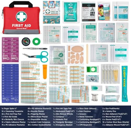 309 Piece First Aid Kit - Emergency Kit