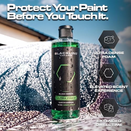 Car Shampoo for Foam Cannon, Ceramic Safe - 16oz Green Apple