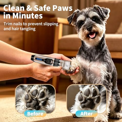 Dog Clippers Grooming Kit and Trimmer for Small and Large Dogs Cats