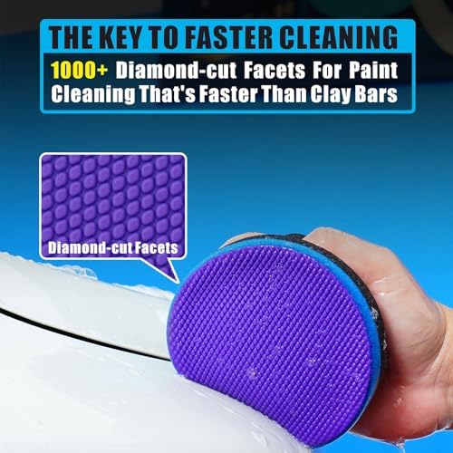 Clay Bar Pad, 2-Pack, Blue Purple