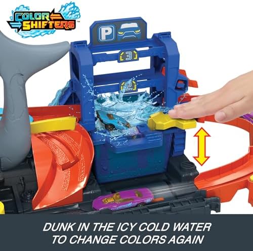 City Ultra Shark Car Wash & Color Reveal Toy Vehicle