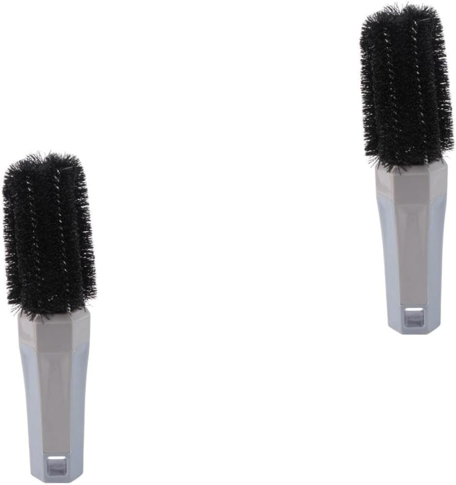 FAVOMOTO 2pcs Car Lug Nut Brush Ergonomic Wheel Cleaning Tool for Rim Tire Detailing Design for Easy Use for Automotive Cleaning Maintenance
