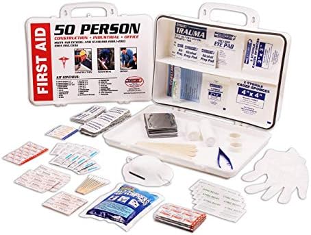 First Aid RC-50MAN-W 50 Person OSHA/ANSI Poly First Aid Kit