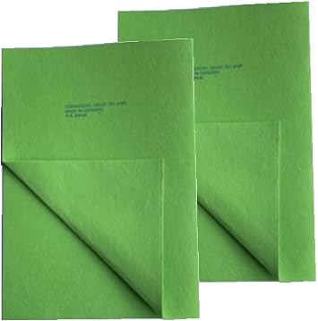 The Original Quality German Shammy Wholesaler Since 1983 2 Lime Green XL 20x28 inch, Authentic 260 Gram German Chamois C