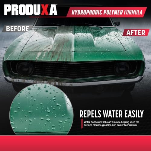 Waterless Car Wash & Wax, Hydrophobic Quick Detailer, Sealant, 16oz
