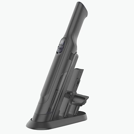 Handheld Vacuum Cordless, Lightweight 1.4lb with Powerful Suction, Charging Dock, Single Touch Empty and Detachable Dust Cup, Portable Mini Car Vac for Home Office and Pet Hair - Cleanova