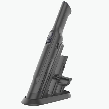 Handheld Vacuum Cordless, Lightweight 1.4lb with Powerful Suction, Charging Dock, Single Touch Empty and Detachable Dust Cup, Portable Mini Car Vac for Home Office and Pet Hair - Cleanova