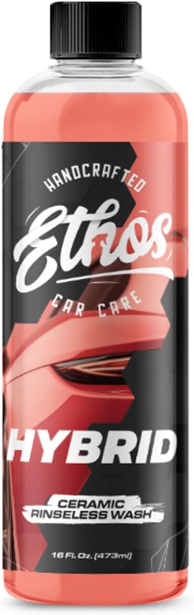 Ethos Hybrid Ceramic Rinseless Car Wash - Spot Free Rinse for Cars Waterless Wash - No Rinse Wash - Spot Free Car Wash (