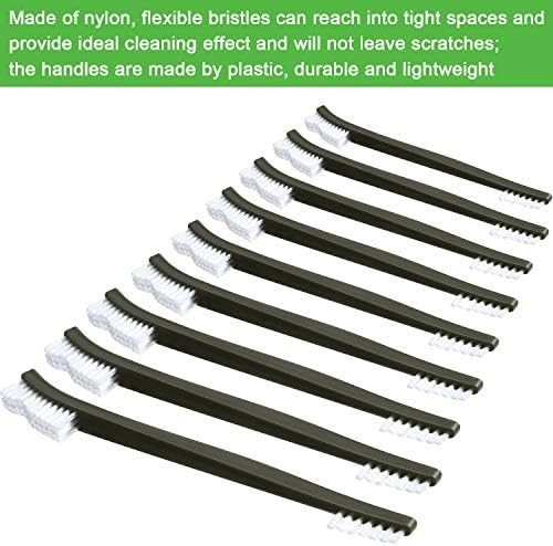 20 Packs Double-Ended Gun Cleaning Brushes 7 Inch, White