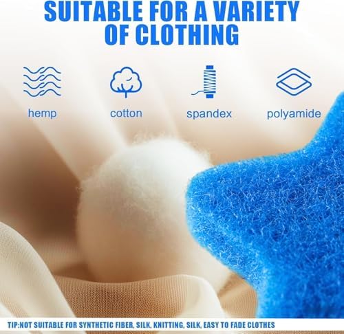 6 PCS Pet Hair Remover for Laundry – Effectively Removes Fur, Lint & Dander – Reusable, Eco-Friendly Laundry Pet Hair Catcher – Gentle on Clothes, Protects Machine, Easy to Use & Clean (Blue)