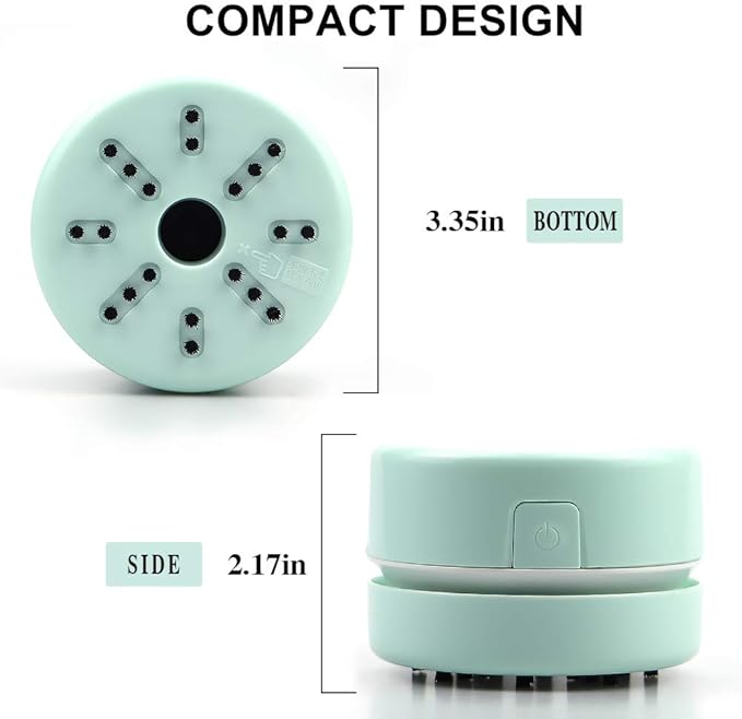 BLOCE Diamond Accessories Tools, Diamond Tools for Diamonds, Desk Accessories Vacuum Cleaner Mini, Green Hand-Held Vacuum Cleaner