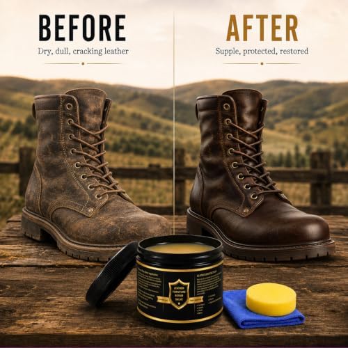 Leather Conditioner for Couch: Restores Shine, Softness, Protects