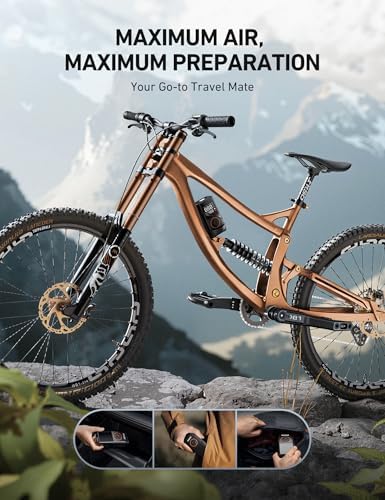 L7 Tire Inflator Portable Air Compressor,150 PSI Cordless Bike Pump