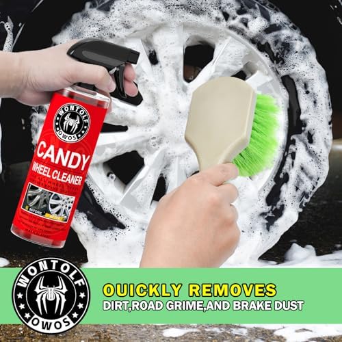 CWK188 Car Wash Kit with Foam Gun, Car Wash Soap, Interior Detailer Cleaner, Wheel Cleaner, Car Care Cleaning Detailing Kit for Cars Trucks RVs SUVs Motorcycles (Works w/Garden Hose), 10 Items