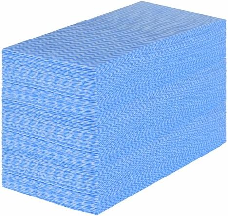 Handi Wipes Reusable Cloths, Blue Disposable Kitchen Cleaning Towel Roll, Heavy Duty J Cloth,100 Count