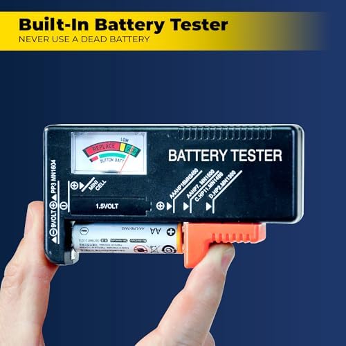 Ontel Organizer Storage Case & Tester, Holds 180, Charcoal