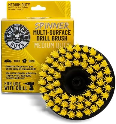Medium Duty Spinner Drill Brush Attachment, Multi-Surface