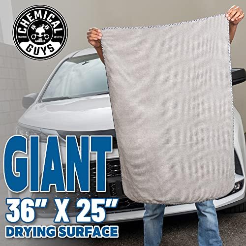Waffle Weave Gray Matter Microfiber Drying Towel, 2 Pack
