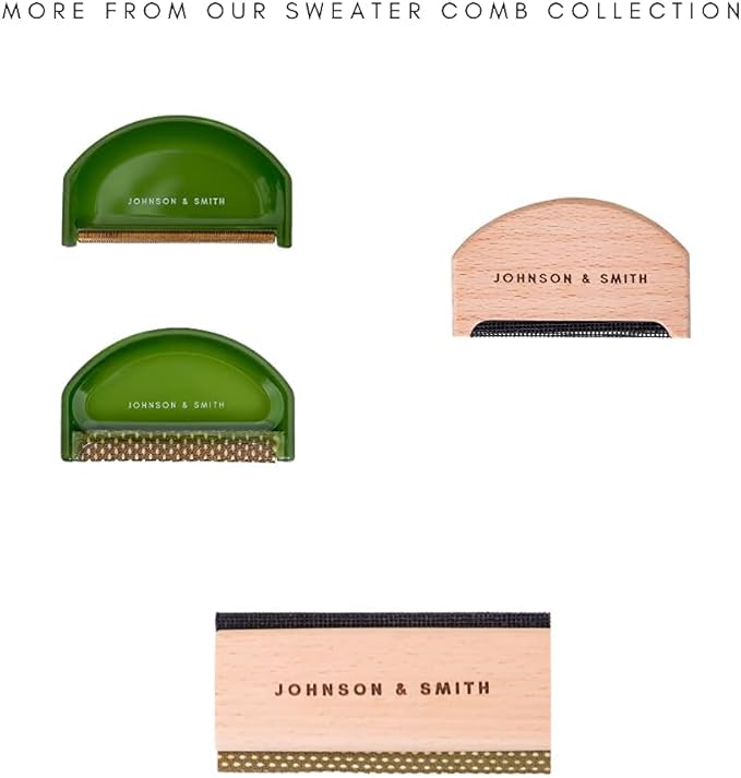 Sweater Comb 2 Pack - Sweater Shaver Lint Scraper - Easy Grip Cashmere Comb - Multifunction Fabric Clothes Shaver Cashmere Pill Remover - Travel Pilling Remover Brush with Pouch