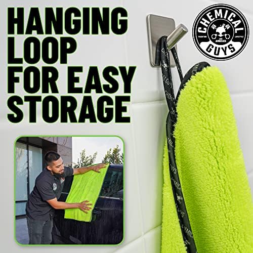 Speed Woolly Mammoth Plush Drying Towel, Neon Green, 25 x 30