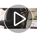 Cushion Lab Patented Pressure Relief Seat Cushion for Long Sitting Hours on Office & Home Chair - Extra-Dense Memory Foam for Soft Support. Car Pad for Hip, Tailbone, Coccyx, Sciatica - Black