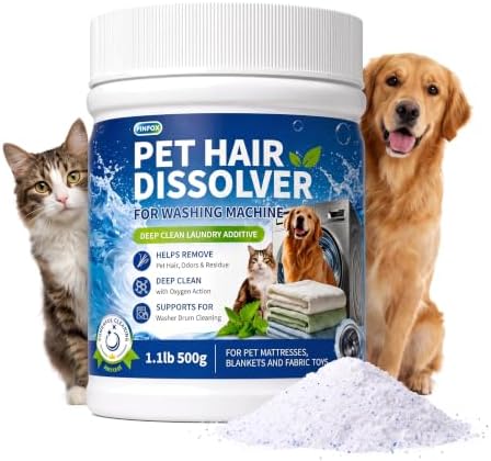 Pet Hair Dissolver for Washing Machine, Dog & Cat Hair Remover 500g