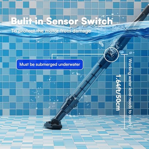 Handheld Spa & Hot Tub Vacuum, Cordless Pool Vacuum, 90-Min Runtime, Ash