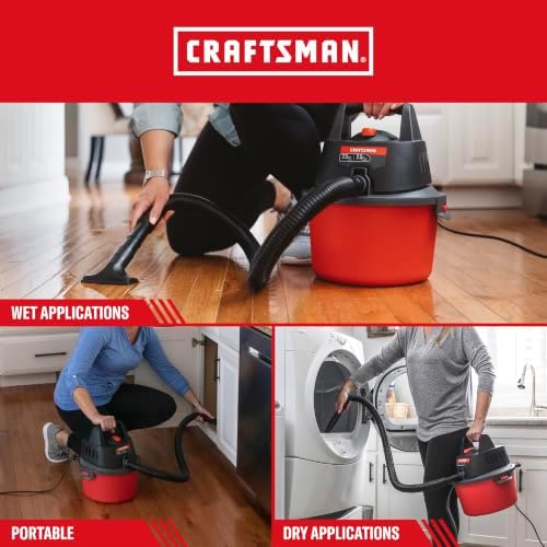 CMXEVBE17250 2.5 Gallon 2.5 Peak HP Wet Dry Shop Vacuum