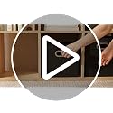 Foldable Fabric Storage Bins 6 Piece Set, Strong Poly-Woven Fabric, Sturdy Chipboard Sides, Grommet Front Handle, Stackable, Classic Design, Black