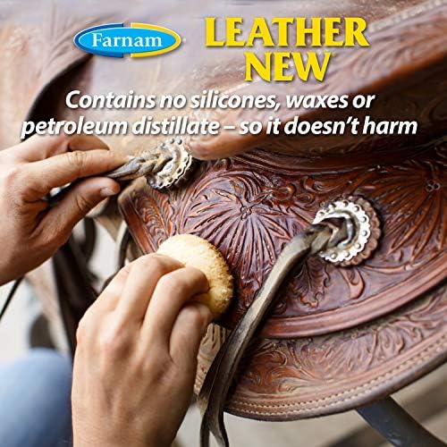 Leather New Easy-Polishing Glycerine Saddle & Leather Cleaner, 32 oz