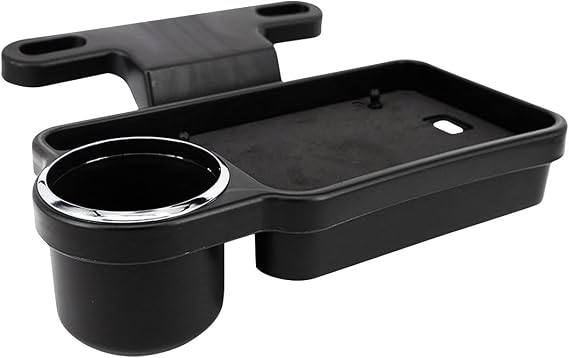 Car Cup Holder Tray, Detachable Eating Organizer Backseat Car Tray, Car Back Seat Organizer Foldable Desing, Automotive 