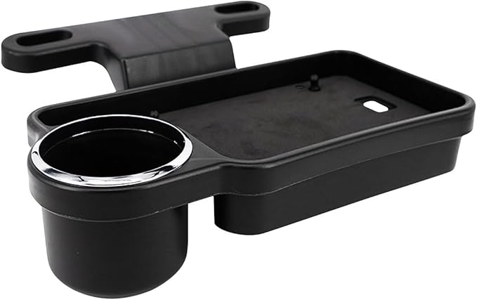 Car Cup Holder Tray, Detachable Eating Organizer Backseat Car Tray, Car Back Seat Organizer Foldable Desing, Automotive 