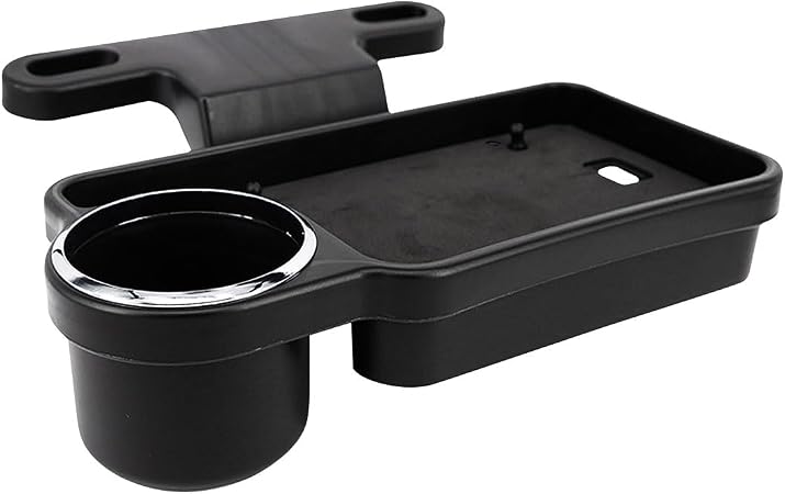 Car Cup Holder Tray, Detachable Eating Organizer Backseat Car Tray, Car Back Seat Organizer Foldable Desing, Automotive 