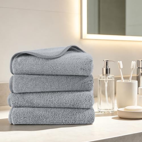 330 GSM Poly Blend Microfiber Quick Dry Hand Towel, 16x30 in