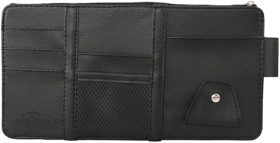 Wakauto Sunglasses Visor Clip Car Visor Sunglasses Holder Auto Fastener Clip Storage Wallet for Car