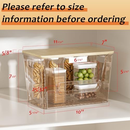 2 Set Pantry Organizers and Storage, Stackable Trash Bag Holder