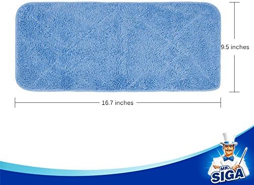 Professional Microfiber Mop Refills, Pack of 3