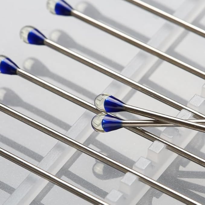 ESD Cleaning swabs for Electronics- Anti Static Silicone Sticky Swab Gel for Cleaning Camera Lenses, sensors, PCB, SMT, semiconductors and Precision Instruments. (Blue-10Packs, High Viscosity)